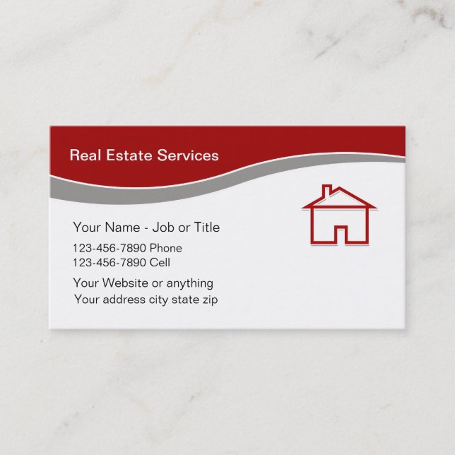Carte De Visite Services immobiliers (Devant)