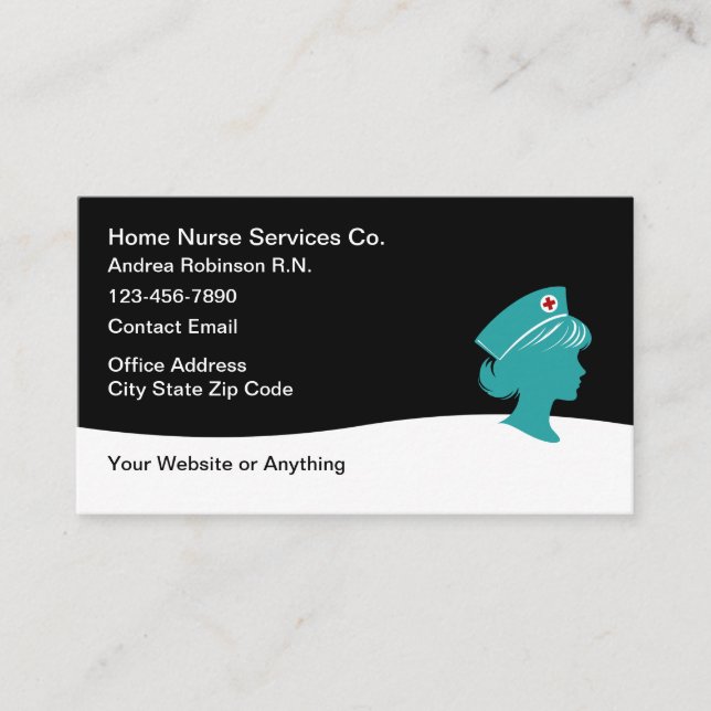 Carte De Visite Services infirmiers à domicile (Devant)
