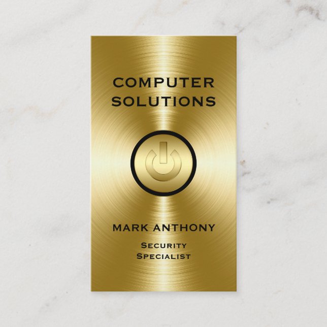 Carte De Visite Services informatiques (Devant)