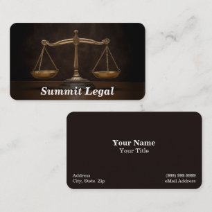 Carte De Visite Services juridiques / Avocat / Procureur