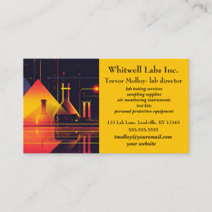 Carte De Visite Services Lab modifiables