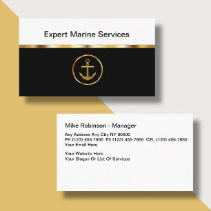 Carte De Visite Services marins nautiques classe