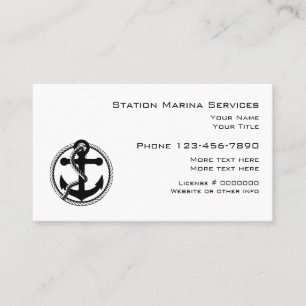 Carte De Visite Services maritimes nautiques