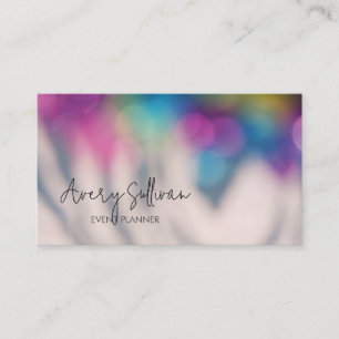 Carte De Visite Services marketing du planificateur d'événements