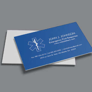 Carte De Visite Services médicaux d'urgence