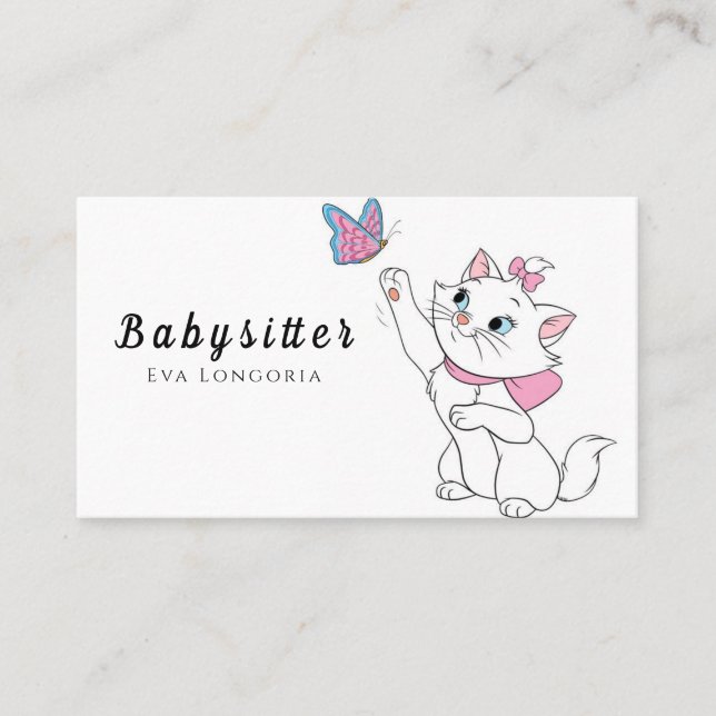 Carte De Visite Services professionnels de garde d'enfants : soins (Devant)
