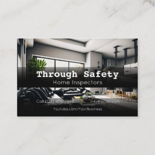 Carte De Visite Services professionnels d'inspection à domicile