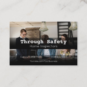 Carte De Visite Services professionnels d'inspection à domicile