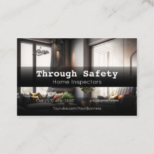 Carte De Visite Services professionnels d'inspection à domicile