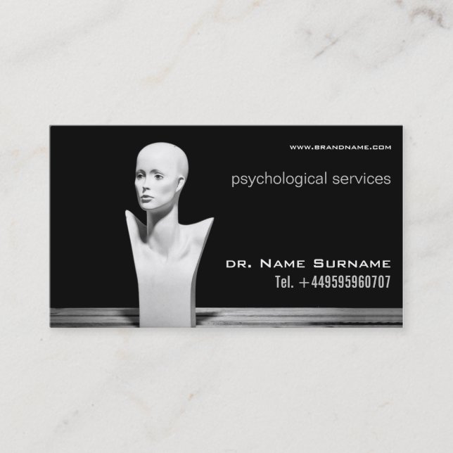 Carte De Visite services psychologiques (Devant)