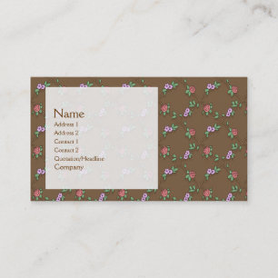 Carte De Visite S'est levé le motif