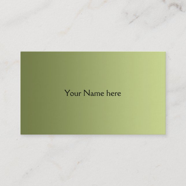 Carte De Visite SEULS gradients de COULEUR - olivier (Devant)