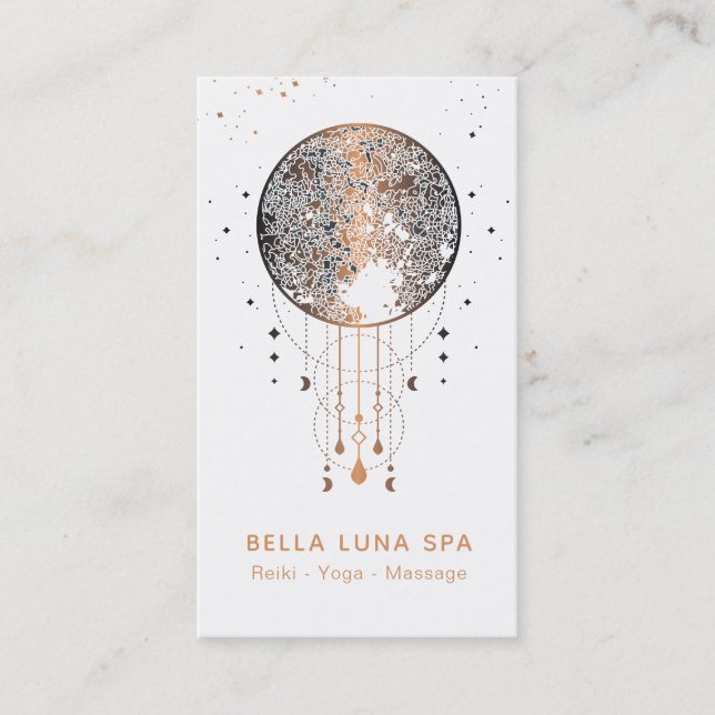 Carte De Visite *~* Shaman de l'univers lunaire cosmique de la Lun (Devant)