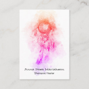Carte De Visite *~* Shamanic tribal . Shaman sacré Catcher de rêve