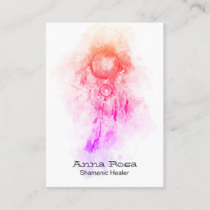 Carte De Visite *~* Shamanic tribal . Shaman sacré Catcher de rêve