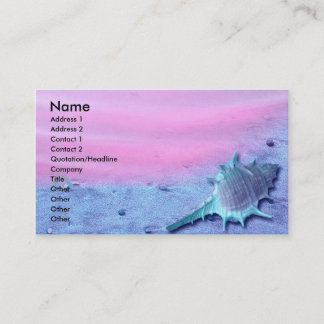 Carte De Visite Shell maritime