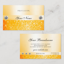 Shimmery Orange Sparkle Parties scintillant Diaman