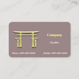 Carte De Visite Shinto Gold
