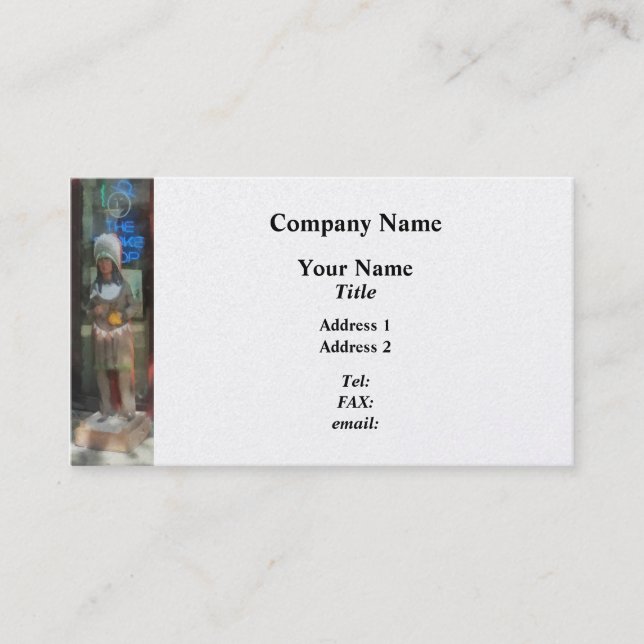 Carte De Visite Shopfront - Fumée Shop (Devant)