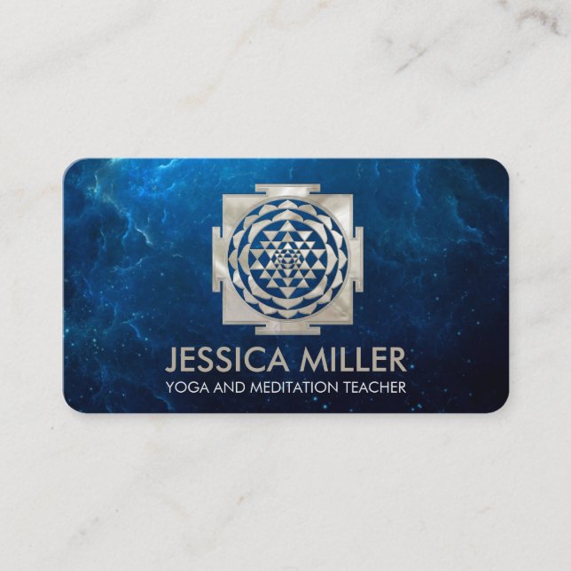 Carte De Visite Shri Yantra - Sri yantra - Shri Chakra (Devant)