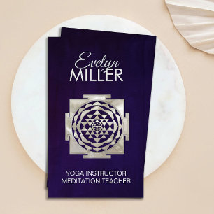 Carte De Visite Shri Yantra - Sri yantra - Shri Chakra