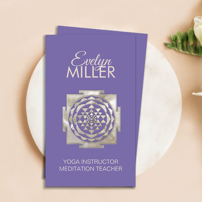 Carte De Visite Shri Yantra - Sri yantra - Shri Chakra Business Ca (Créateur téléchargé)