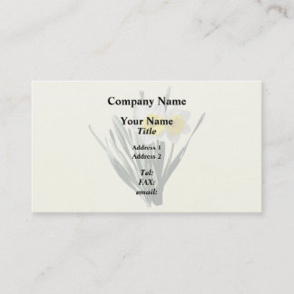 Carte De Visite Shy Little Daffodil