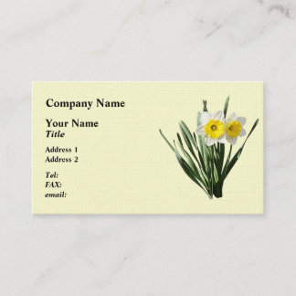 Carte De Visite Shy Little Daffodil