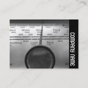 Carte De Visite Side Band - Old UK Radio Dial