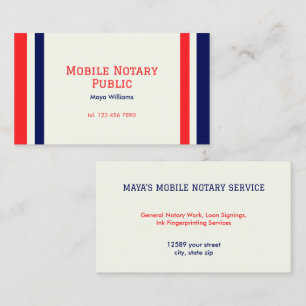 Carte De Visite Signature d'un prêt notaire mobile