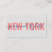 Signature styliste de mode bleu corail moderne