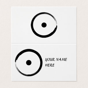 Carte De Visite Signe astrologique - Bouddhisme Zen Circle 1