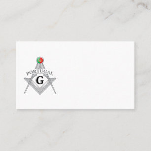 Carte De Visite Signe de la franc-maçonnerie portugaise