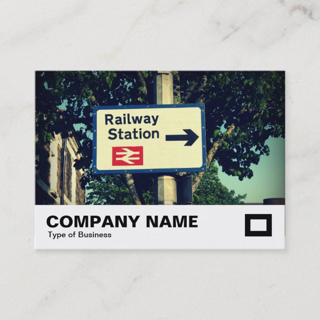 CARTE DE VISITE SIGNE DE LA GARE (Devant)