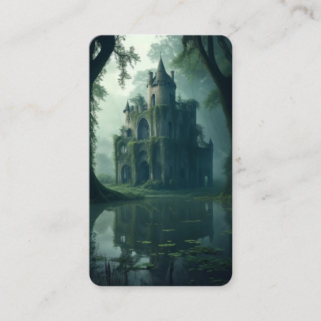 Carte De Visite Signet du Château du Marais Interdit (Devant)