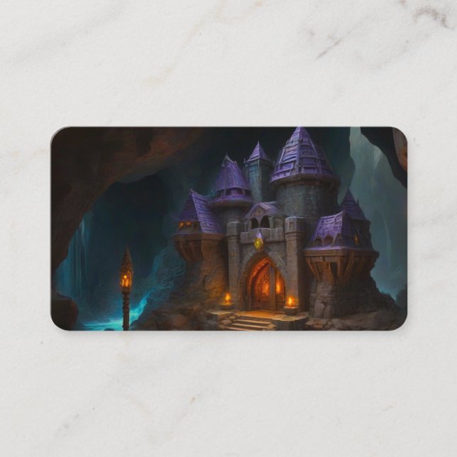 Carte De Visite Signet du Château Nain de la Forge du Forgeron (Devant)