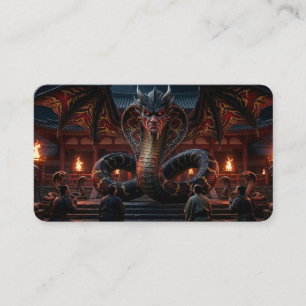 Carte De Visite Signet du Dragon de Pouvoir