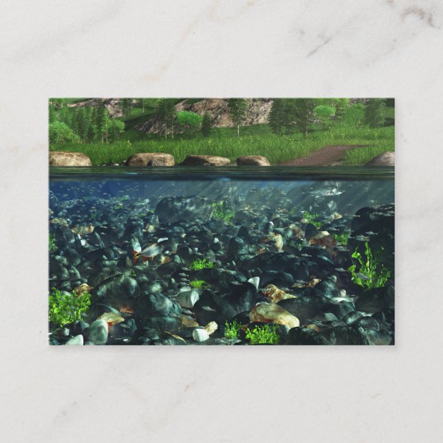 Carte De Visite Signets de Cwn River (Devant)