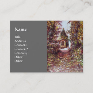 Carte De Visite SILENCE AUTOMNE À FLORENCE Toscane Paysage