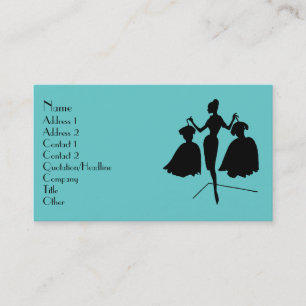 Carte De Visite Silhouette de la mode
