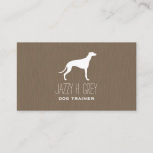 Carte De Visite Silhouette Greyhound
