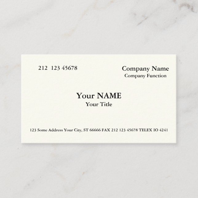 Carte De Visite Silian Rail Bone Business Card (Devant)