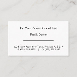 Carte de visite simple