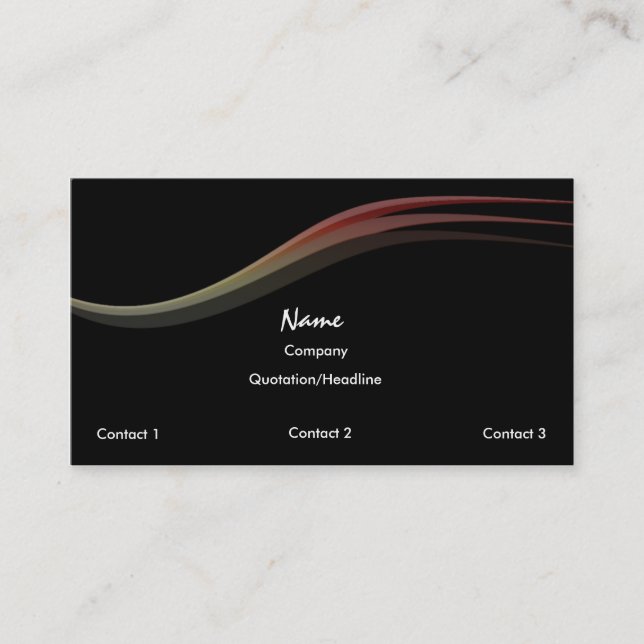 Carte de visite simple (Devant)