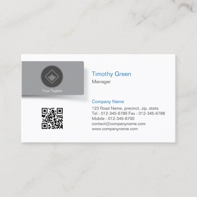 Carte de visite simple #08 (Devant)