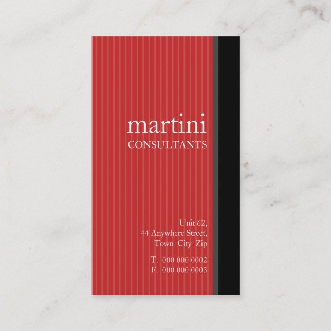 CARTE DE VISITE :: simple 6 (Devant)