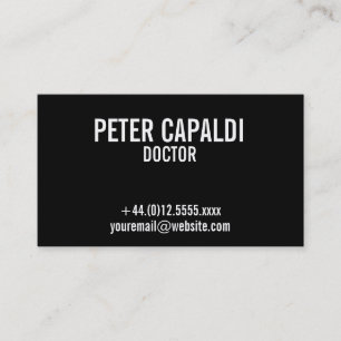 Carte de visite simple avec le code de QR