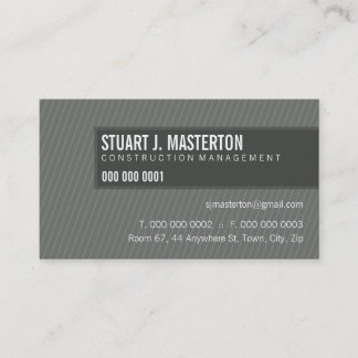 CARTE DE VISITE :: simple bloqué 3