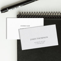 Simple Clean Texture White Attorney