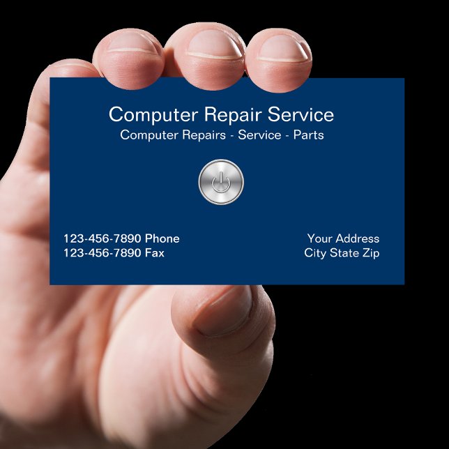 Carte de visite Simple Computers (Créateur téléchargé)